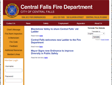Tablet Screenshot of centralfallsfire.com